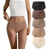 SHARICCA Slip senza cuciture, biancheria intima da donna, a vita alta, comodi, senza cuciture, senza cuciture, mutandine da donna