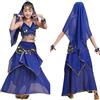 pvucpot Top Bambina Costume Da Ballerina Del Ventre, Abiti Da Ballo Latinno Per Bambine Abiti Costum A Maniche Lunghe Per Danza Del Ventre Bambina Dance Bambin Gonna Frange Ragazze