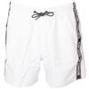 Emporio Armani Boxer Mare Uomo Costume da Bagno Piscina Pantaloncino con Tasche e Coulisse Esterna Articolo 211740 3R443, 00010 Bianco - White, EUR 50 / CN 180/90A