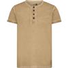 !Solid Tihn T-Shirt A Maniche Corte Maglietta da Uomo con Collo Grandad in Cotone 100%