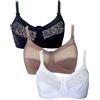 Coconuda Confezione da 3 Reggiseni Camelia Assortito 7