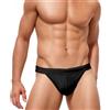 SEAUR Slip da bagno da uomo, corto, aderente, sexy, mini pantaloni da nuoto, ad asciugatura rapida, classico, per sport acquatici, spiaggia, piscina, EU S-XL = (Asie M-XXL), Nero , M