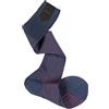 Ciocca Luxury Calze lunghe costa classica due colori Vanisè 100% Cotone Filo di Scozia [S551L_042_42/43_1]