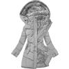 Generico Giacca 100 Grammi Donna Piumino Donna Invernale - Classic Leggeri Casual Piumini Morbida Caldo Piumino D'oca Bianco Colore Puro Impermeabile Comodi Giacca per All'aperto Sportiva E Trekking(S-Xxl)