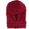 Ruoccohome Accappatoio Unisex in Spugna 100% Cotone 450 gr/mq - Modello con Cappuccio, Tasche e Cintura - Morbido, Super Assorbente per Casa, Spa e Sport - Varie Taglie e Colori