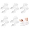 MOAMUN 5 Paia Di Calze Con Dita, Calzini Con Dita Separate Uomo Morbidi e Traspiranti, Calze Uomo Cotone Calzini Corti Per Lo Sport e Il Lavoro (IT, Numero, 39, 43, Regular, Regular, Bianco)