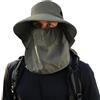 TAGVO Cappello da Sole a Tesa Larga per Uomo e Donna, UPF 50+ Protezione UV Cappello da Pescatore con Aletta per Il Collo Staccabile, Traspirante Cappelli da Escursionismo con Coulisse per All'Aperto