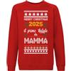 fashwork Felpa Natale 2025 Personalizzabile - Il Primo Natale in Famiglia - Felpa Girocollo Natalizia Divertente - Idea Regalo di Natale per Uomo e Donna