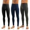 sesto senso Uomo 3 Pack Calzamaglia Lunga 114 (L, Nero/BluScuro/MelangeScuro)