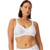 Naturana - Minimiser Moulded Soft Cup Bra, Reggiseno Riduttore da Donna, Bianco(Weiß), Taglia Produttore: 80e