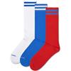 Happy Socks Athletic-Style Crew Socks Multicolored 3 Pack, 41-46