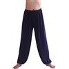 HOEREV Uomo Donna Super Soft Yoga Pantaloni Taiji Lounge Pant, Blu Navy, XS