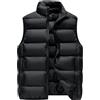 Peuignao Gilet Imbottito Uomo Giubbotto Smanicato Uomo Invernale Giubbino Smanicato Casual Gilet Trapuntato Uomo Taglie Forti Giacca senza Maniche Giacchetto Smanicato Uomo Puffer Gilet Uomo Imbottiti Nero L