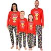 The Grinch Pigiama lungo per ragazzi e ragazze, The Grinch Merry Grinchmas, assortito rosso, famiglia ,Natale, 12-18 Mesi