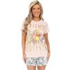 Disney Pigiama da Donna Winnie the Pooh, Ih-Oh, Tigro, Pimpi, Kanga e Roo Amici Per Sempre Set Completo, rosa, 16-18