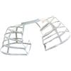 Nucelit Vittoriano Petticoat Gonna Bustle Pannier Sottogonna Per LARP Vittoriano Crinolina Hoop Bustle Cage Pannier Sposa Sottogonna Per Abito Da Sposa Abito Da Sposa, bianco, Taglia unica