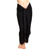PANASIAM Sarong uni black, 190x116cm
