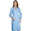 Ergos Workwear I.sacco Camice da Lavoro da Donna con Manica Lunga in Poliestere Cotone (Azzurro)