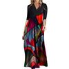 Kobilee Vestiti Donna Curvy Casual Abito Cerimonia Caldo Autunno Abiti Invernale Lungo Vestiti Sexy Manica Lunga Vestito Vintage Taglie Forti