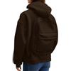 Vhersily Felpa Donna Invernale con Zaino Incorporato e Cappuccio Giacca Zip Sportiva Antivento Termica Elegante Giubbotto Morbido Moda Autunno alla Moda Con Tasche Antivento Giacce, Streetwear