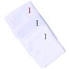 Hell Blues HB, fazzoletto da uomo con iniziale monogrammata, confezione da 3 pezzi, in puro cotone ricamato, misura king size, bianco, set regalo, I, 18inch X 18inch