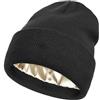 Generic Berretto Unisex Antistatico con Fodera Interna in Seta di Raso Caldo per Sci Invernale Uomo Donna Cappello Stiloso a Maglia