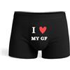 Sexy Code 1701 Boxer da uomo con motivo divertente dietro i glutei, comodi e morbidi