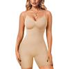 Gotoly Body Contenitivo Donna Shapewear Bodysuit Pancia Piatta Guaina Modellante Pancera Contenitiva Intimo Snellente Body Shaper Senza Cuciture (Beige, 3XL-4XL)