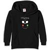 Settantallora - Felpa con Cappuccio Bambino J3710 Il Ping Pong Mi Sta chiamando e io Devo Andare Taglia XL