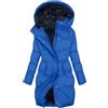 KHIRVWL Giubbotto Donna Invernale Lungo Piumino Cappotto Trapuntato Imbottita in Caldo Giacca Parka Casual Outdoor Cappotti con Cappuccio Cappotto Moda Cerniera Unico Giacche Classico Piumini