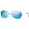 Ray-Ban - Occhiali da sole 0rb3362 MOD. 3362 SUN112/17 Aviatore, Gold (Gold)