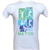 Generico T-Shirt Tennis Game Set Match, Maglietta Sportiva in Cotone 100%, Maglia Taglie da Bambino Ragazzo