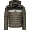 Indicode Uomini Hampshire Quilted Jacket | Giubbotto trapuntato dall'aspetto piumino Army Mix L