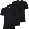 Moda Egidio T-Shirt Mezza Manica Uomo Liabel Caldo Cotone 100% Interlock 3 Pz
