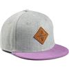 Soulbuddy Cappello Snapback Uomo e Donna - Cappellino con Visiera Piatta | Cappellino uomo con visiera piatta e patch vegana - cappello uomo e donna regolabile, look Mini-Me con il cappello bambino