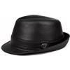 Lifup Cappello Panama per Uomo Elegante Pelle Jazz Trilby Cappelli e Cappellini