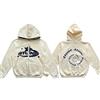 Silver Basic Uomo Donna Y2K Felpa con Cappuccio Star Pattern Harajuku Gothic Zipper Giacca Dark Academy Punk Top con Cappuccio a Manica Lunga Felpa Jacket S,Beige-3