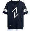 GIJOVANA T Shirt Uomo Maglietta da Uomo Colori a Contrasto Sportiva Estive Maniche Corte Casual Diversi Colori Disponibili Oversized Streetwear