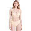 POWER FLOWER Reggiseno Push-up con Ferretto da Donna - Copertura Totale, Design in Rete, Comodo e di Supporto (2362-Nude, 34B)