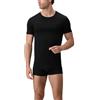 CAGI 1318 T-Shirt Girocollo Basso Uomo 100% Filo di Scozia, Nero 6