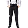 Mewjoy Pantaloni Retro Anni '70 Svasati a Campana Vintage Discoteca Casual '60 Abiti Halloween Carnevale Adulto