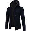 Xmiral Maglione con Cappuccio Cardigan Giacca Uomo Inverno Manica Lunga Plus Velvet