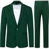 Allthemen Abito 2 Pezzi Uomo Blazer Pantaloni Slim Fit 1 Bottone