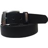 CHARRO C2019 Cintura Casual Uomo (Nero, 110/125)