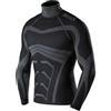 BIOTEX Lupetto Limitless per Ciclismo e Running, Traspirazione Costante, Maglia Termica a Collo Alto Senza Cuciture, Nero, Taglia I (XS/M)