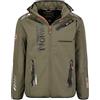 Geographical Norway Parka Softshell Kaki/Orange Uomo WW1973H, cachi., XL