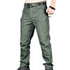 HAXNOHEY Pantaloni Lavoro Uomo Tactical Cargo Pants Uomo Pantaloni Mimetici Militari Multitasche Tattici Lunghi Taglie Forti Uomo Cargo Jogging Trousers Camo Pants Pantaloni Tasche Laterali Combat Uomo Verde