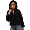 KHIRVWL Donna Cappotto Pelliccia Sintetica Morbida Cappotto Corto in Pelliccia Leopardata Giacca in Pelliccia Sintetica Giacca Invernale Corta Giacca in Pelliccia Sintetica a Maniche Lunghe