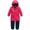 L SERVER Tuta da neve per bambini, con cappuccio, calda, antivento, impermeabile, Colore: rosa., 122 cm-128 cm