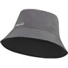 Zylioo Big Head - Cappello da pescatore reversibile, oversize, da viaggio, double face, estivo, per uomo e donna, cappello da spiaggia, Nero - grigio, Large-X-Large